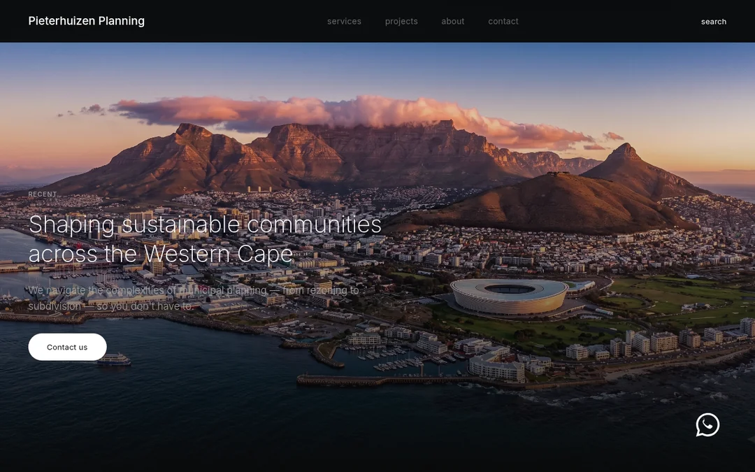 Pieterhuizen Planning